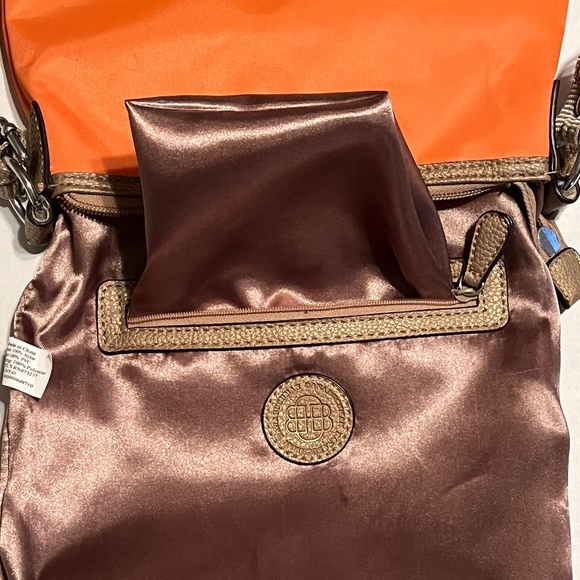 Pre-Owned Orange and Tan Sporty Dana Buchman Crossbody Bag - Picture 4 of 8